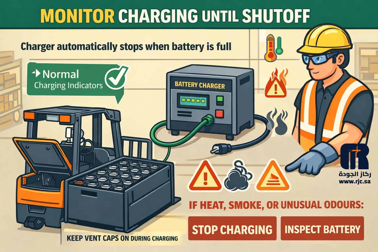 Anime showing charging indicator