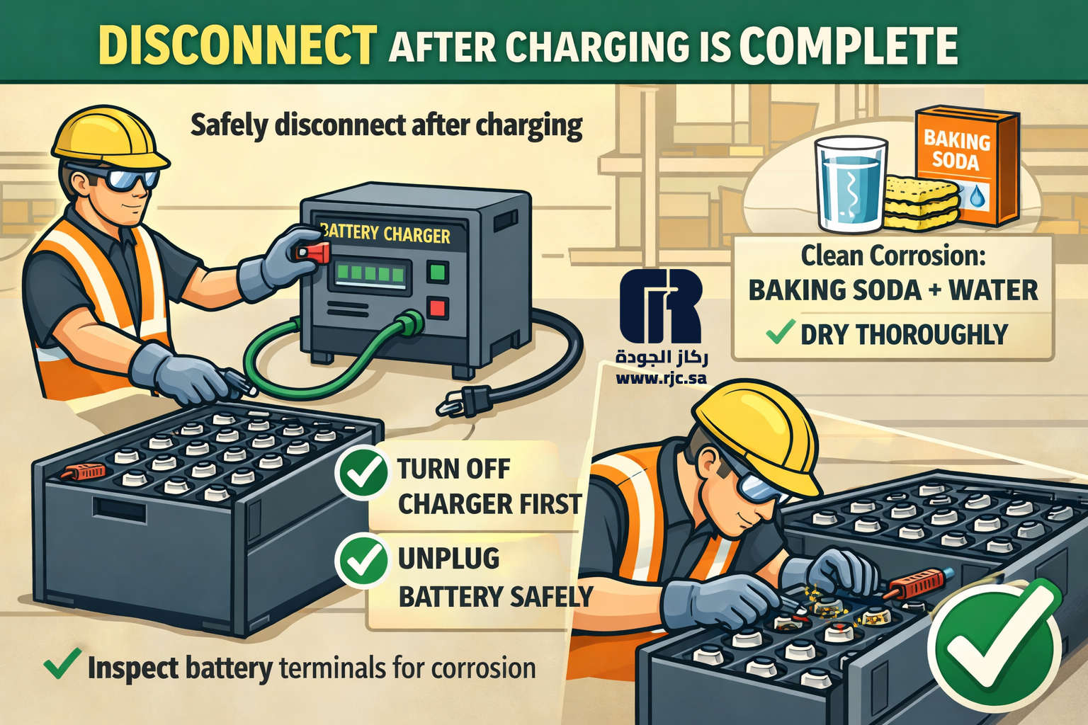 Anime disconnecting charger safely
