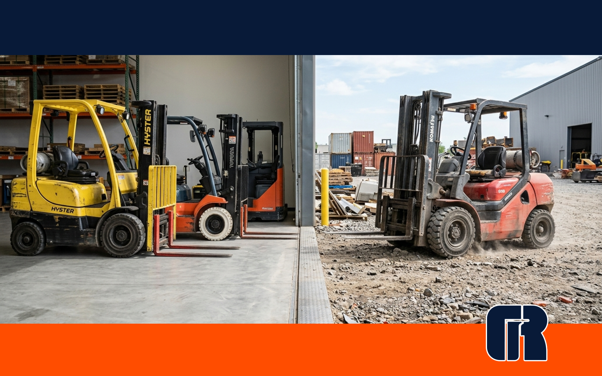 Solid Tires (Black and Non-Marking) vs Pneumatic Tires: Which One Is Better for Your Forklift?